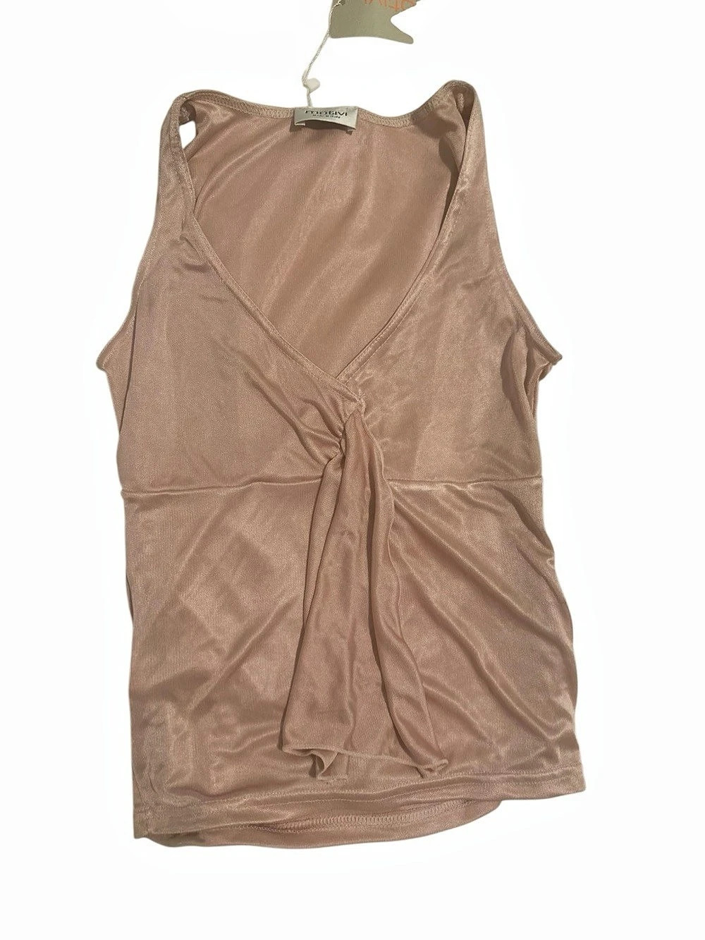 Motivi Blush Twist-Front Top – Size 40 (US 4)